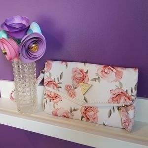 Floral Guess Clutch